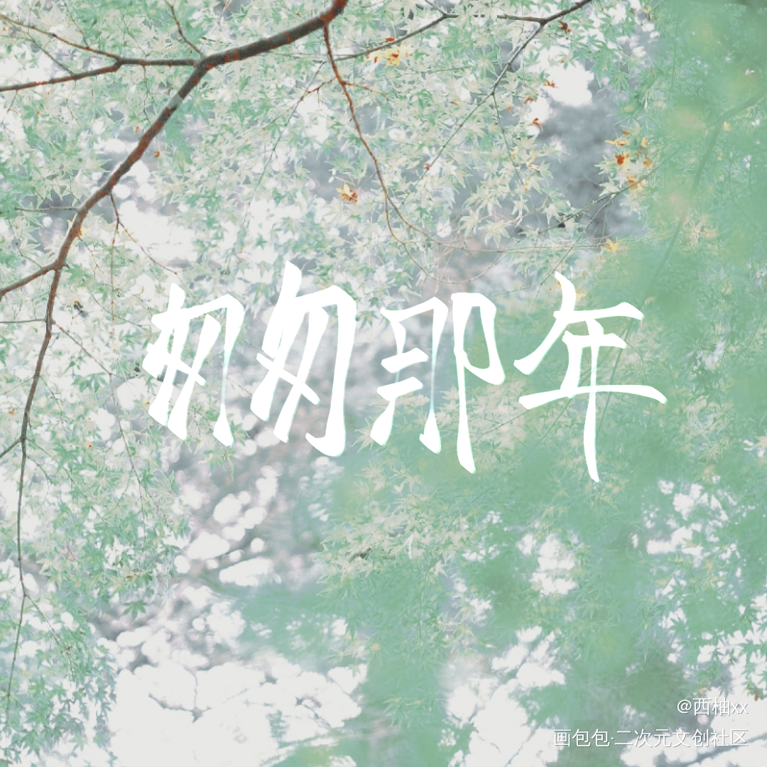 匆匆那年_板写绘画作品