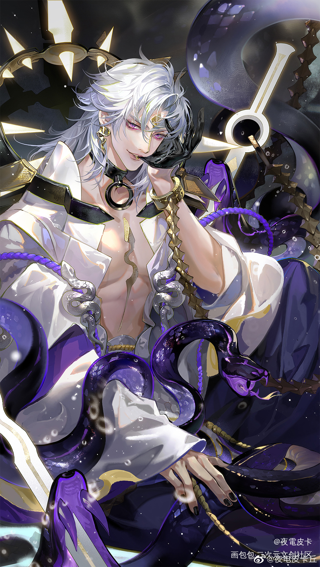 _阴阳师阴阳师神堕八岐大蛇绘画作品