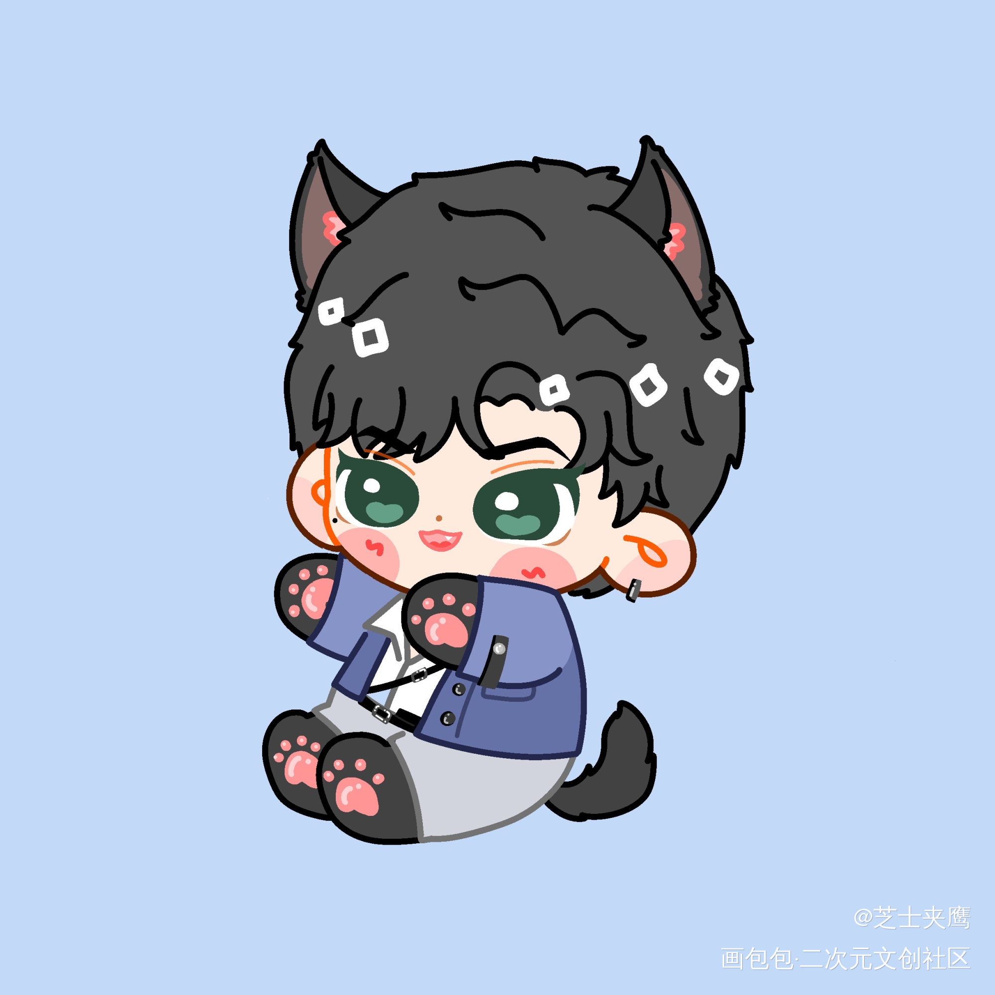 萧逸(开授权用_光与夜之恋萧逸绘画作品