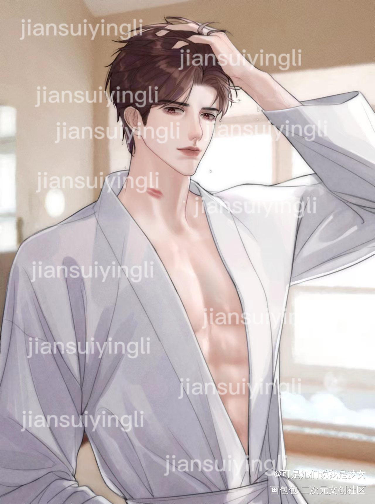 光与夜之恋陆沉 私稿勿用_光与夜之恋陆沉绘画作品