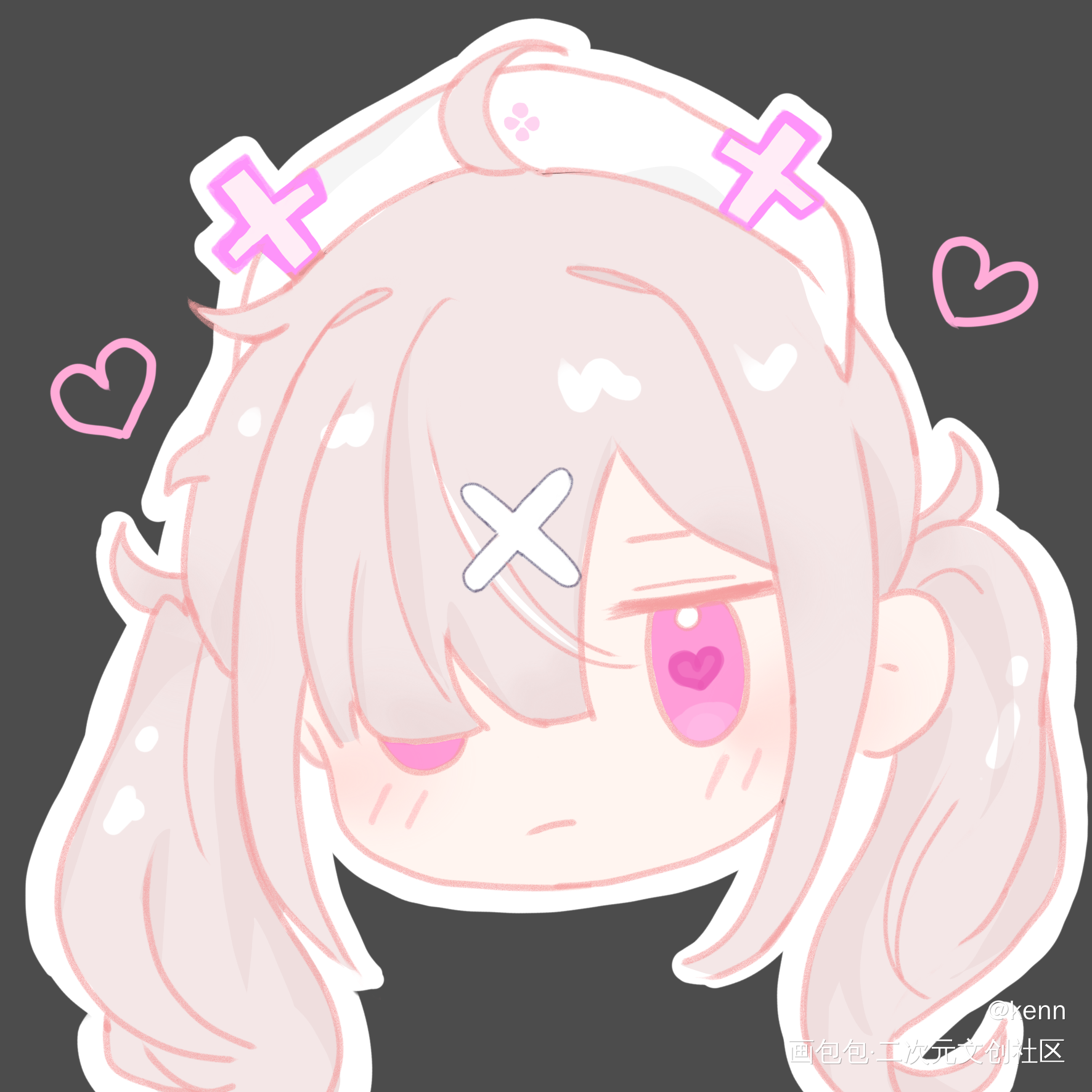 Kana_健屋花那Vtuber绘画作品