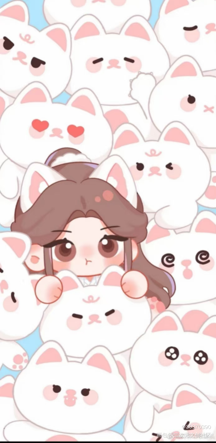 _二哈和他的白猫师尊绘画作品