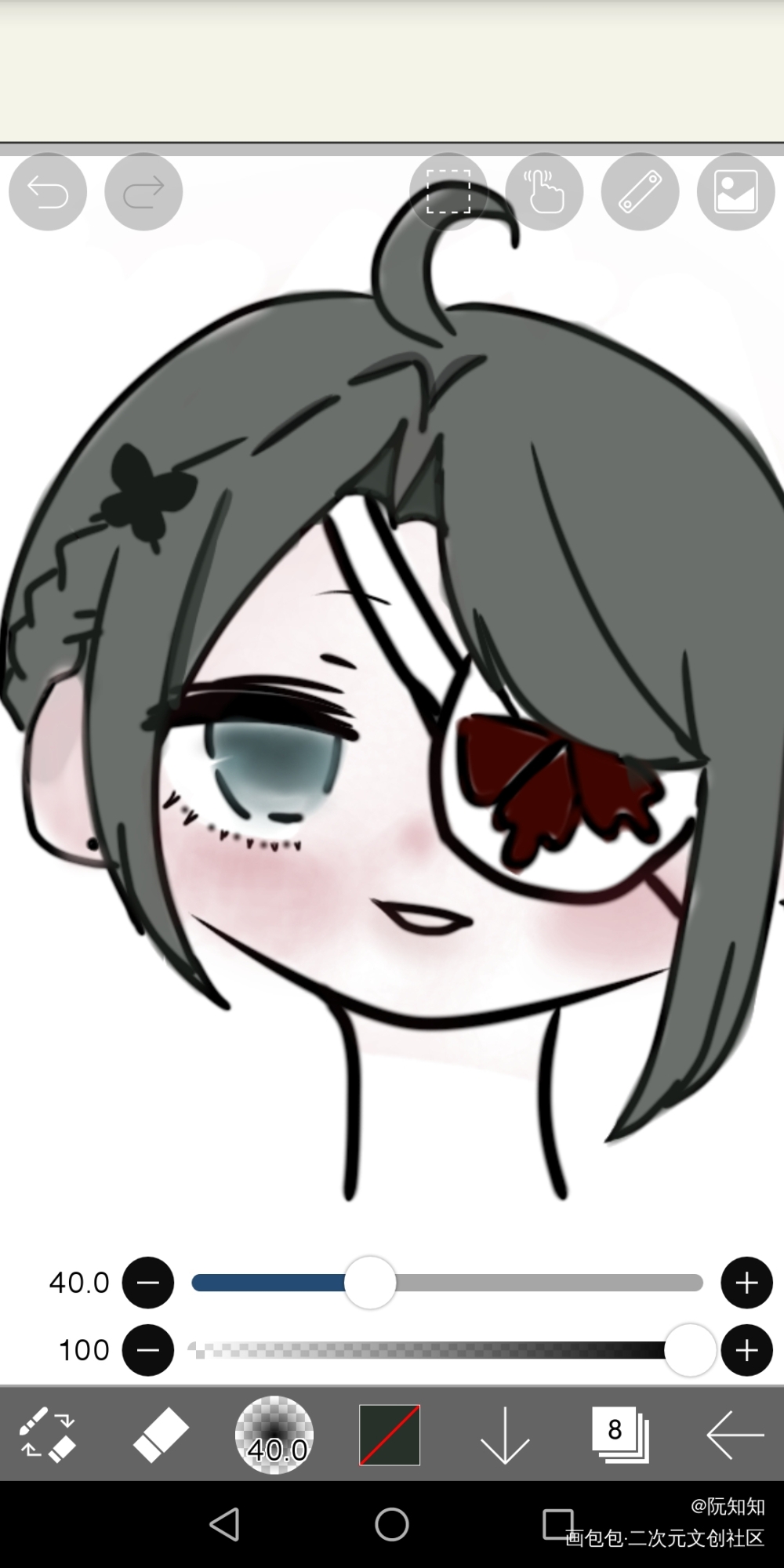 没救了家人们_摸鱼页绘画作品