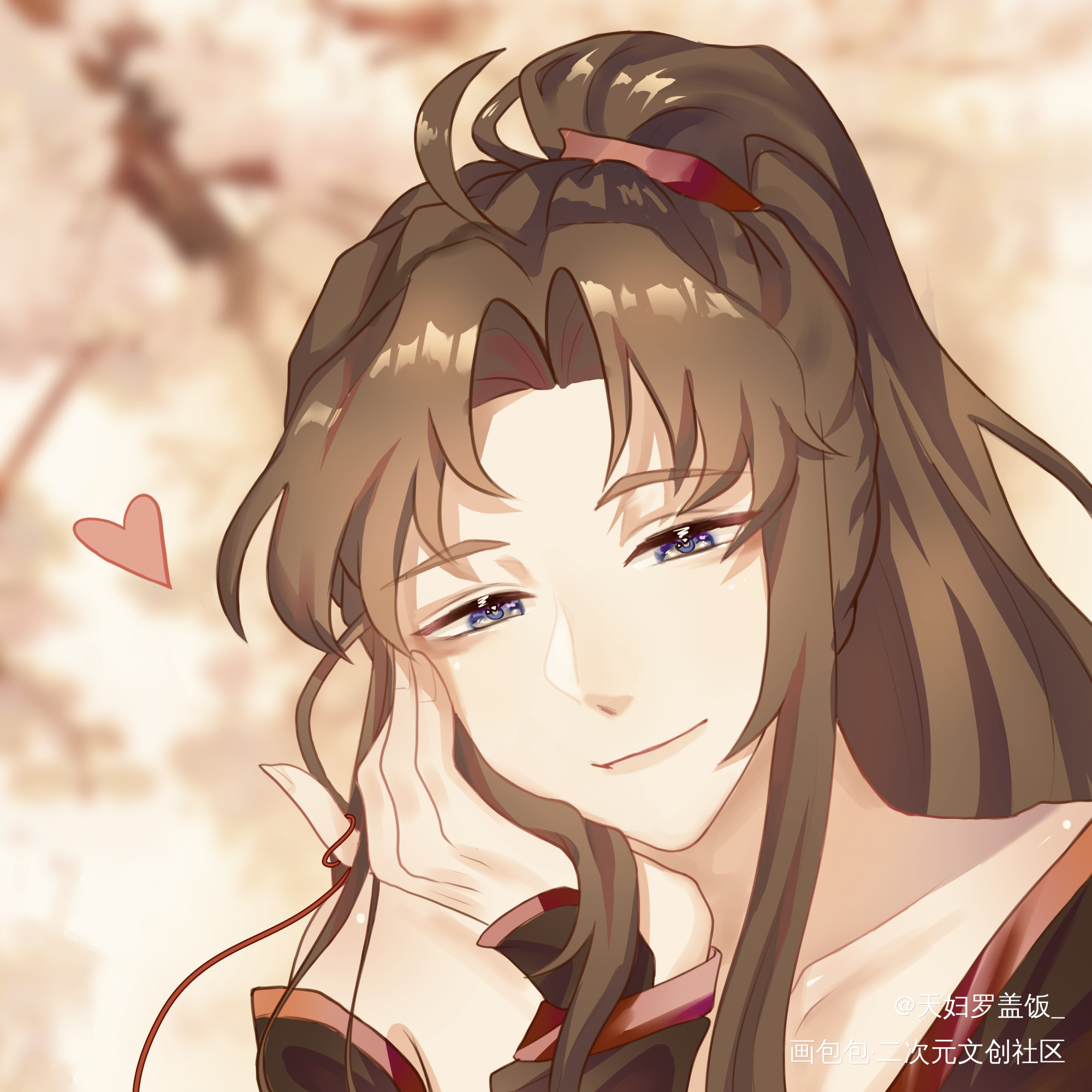 忘机兄～_魔道祖师忘羡魏无羡绘画作品