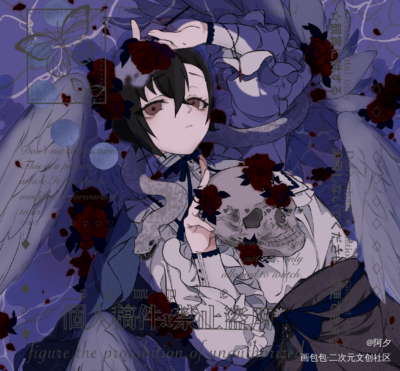 接点_文豪野犬白菜接稿求约稿接稿绘画作品