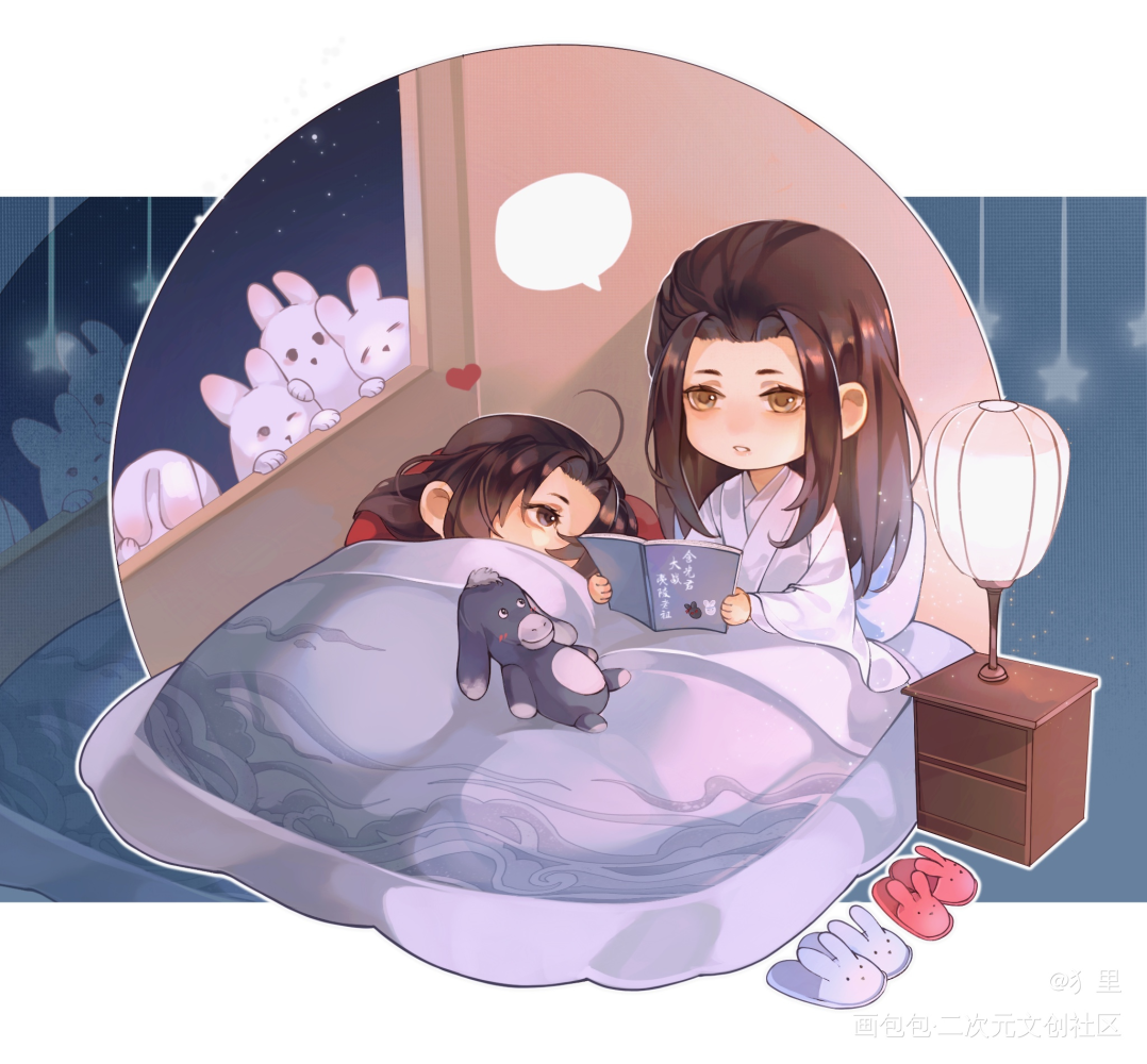 _魔道祖师忘羡绘画作品
