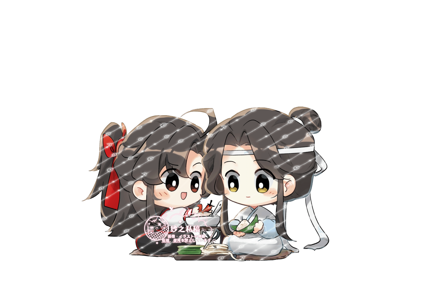 魔道-忘羡-（77）_魔道祖师忘羡蓝忘机魏无羡Q版同人绘画作品