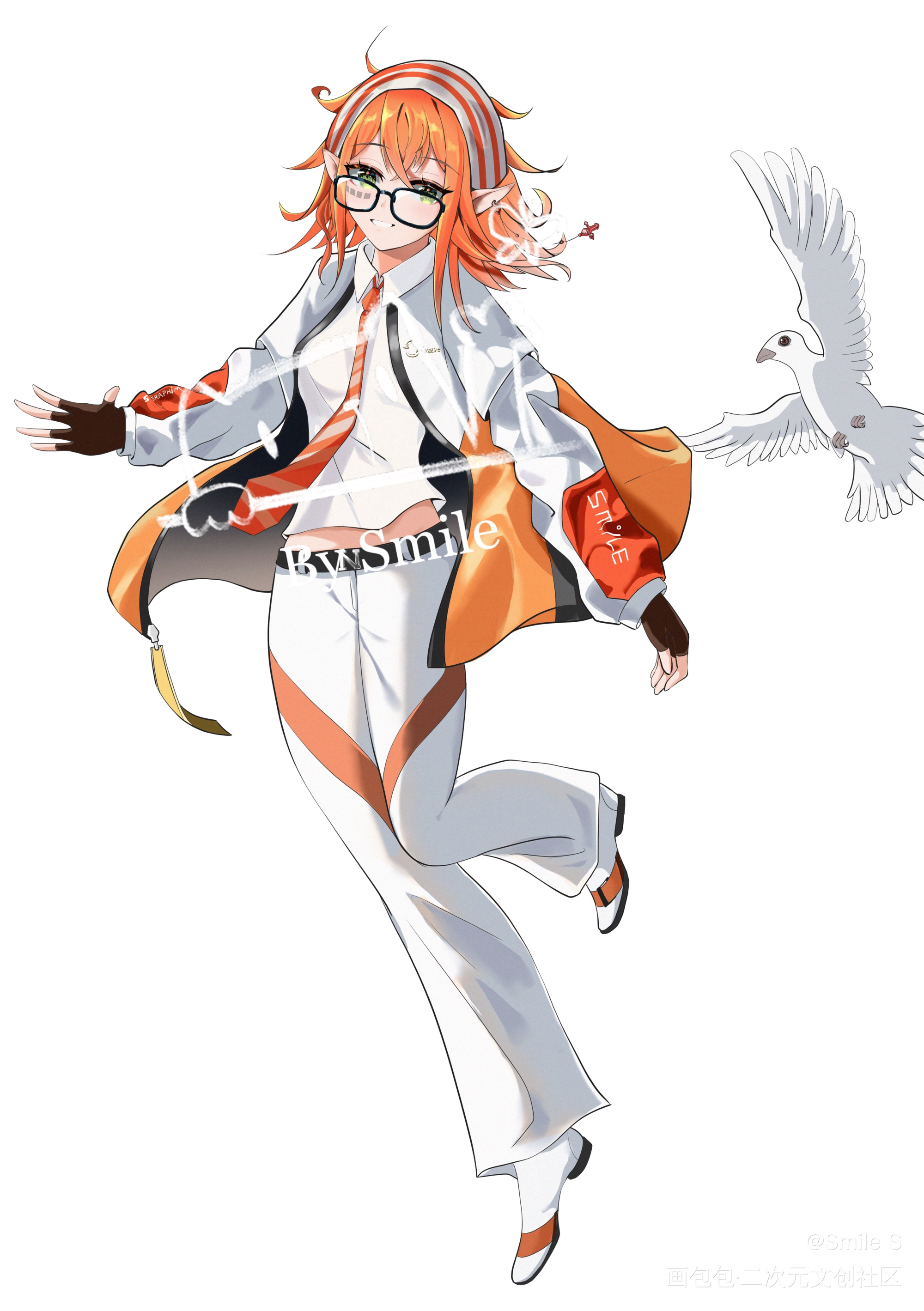 委托_二次元の人格测试板绘涂付费委托约稿原创oc绘画作品