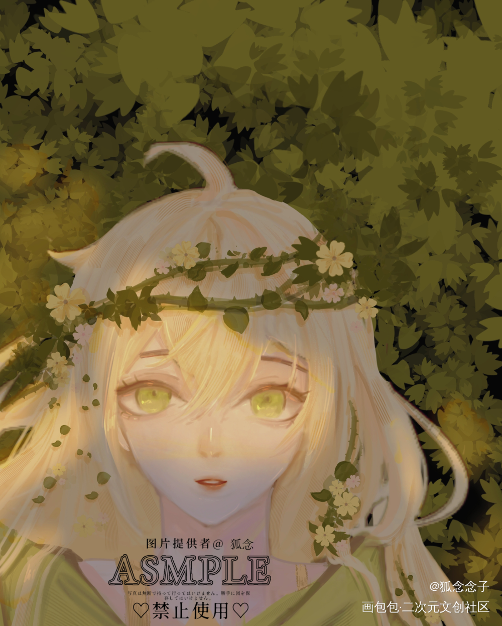 之前接的无偿_厚涂日系插画稿件展示约稿oc绘画作品