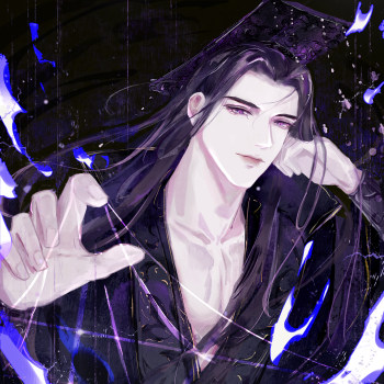 【二哈】踏仙君_二哈和他的白猫师尊燃晚踏仙君墨燃头像绘画作品