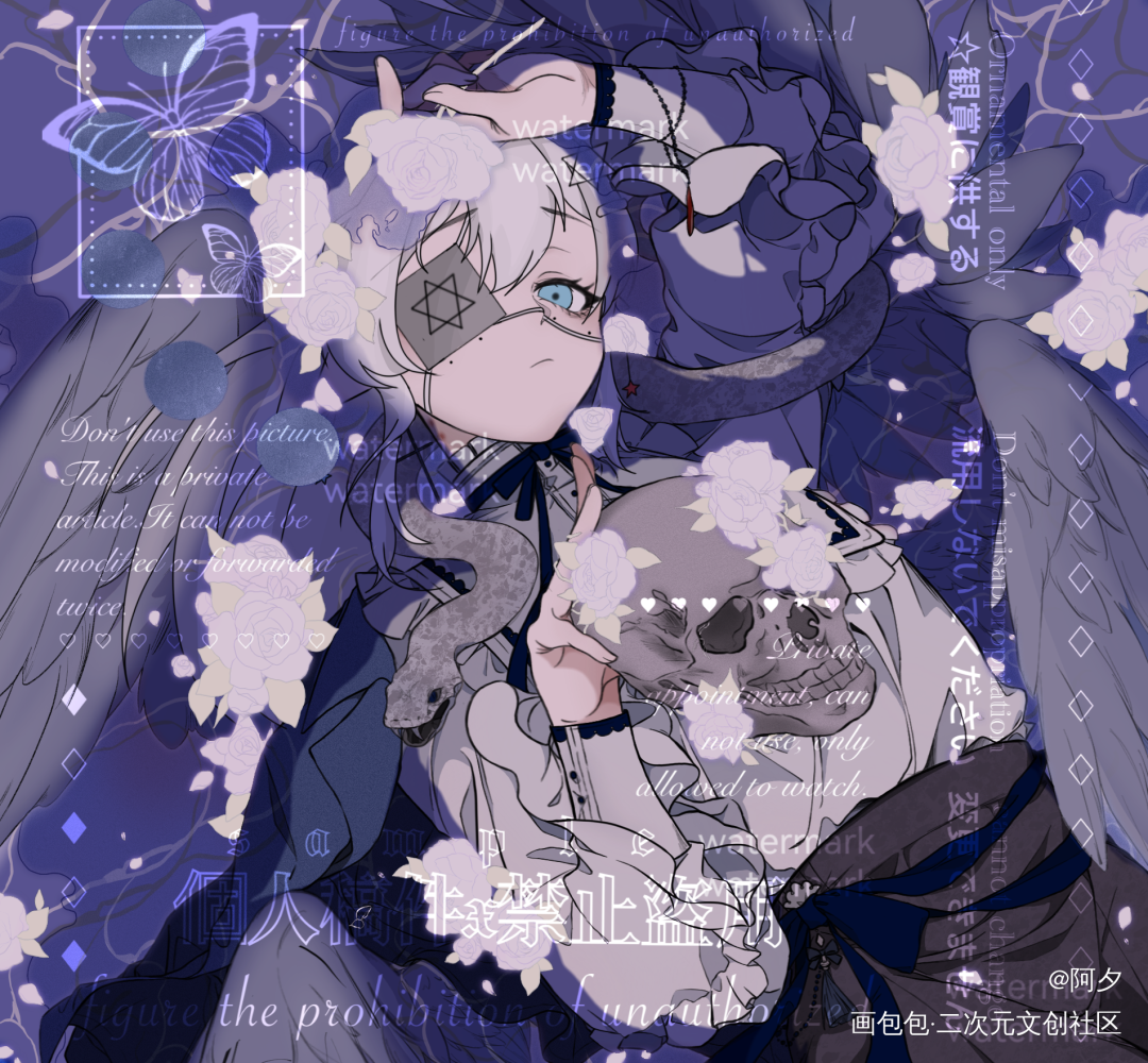客单展示_白菜接稿求约稿接稿绘画作品