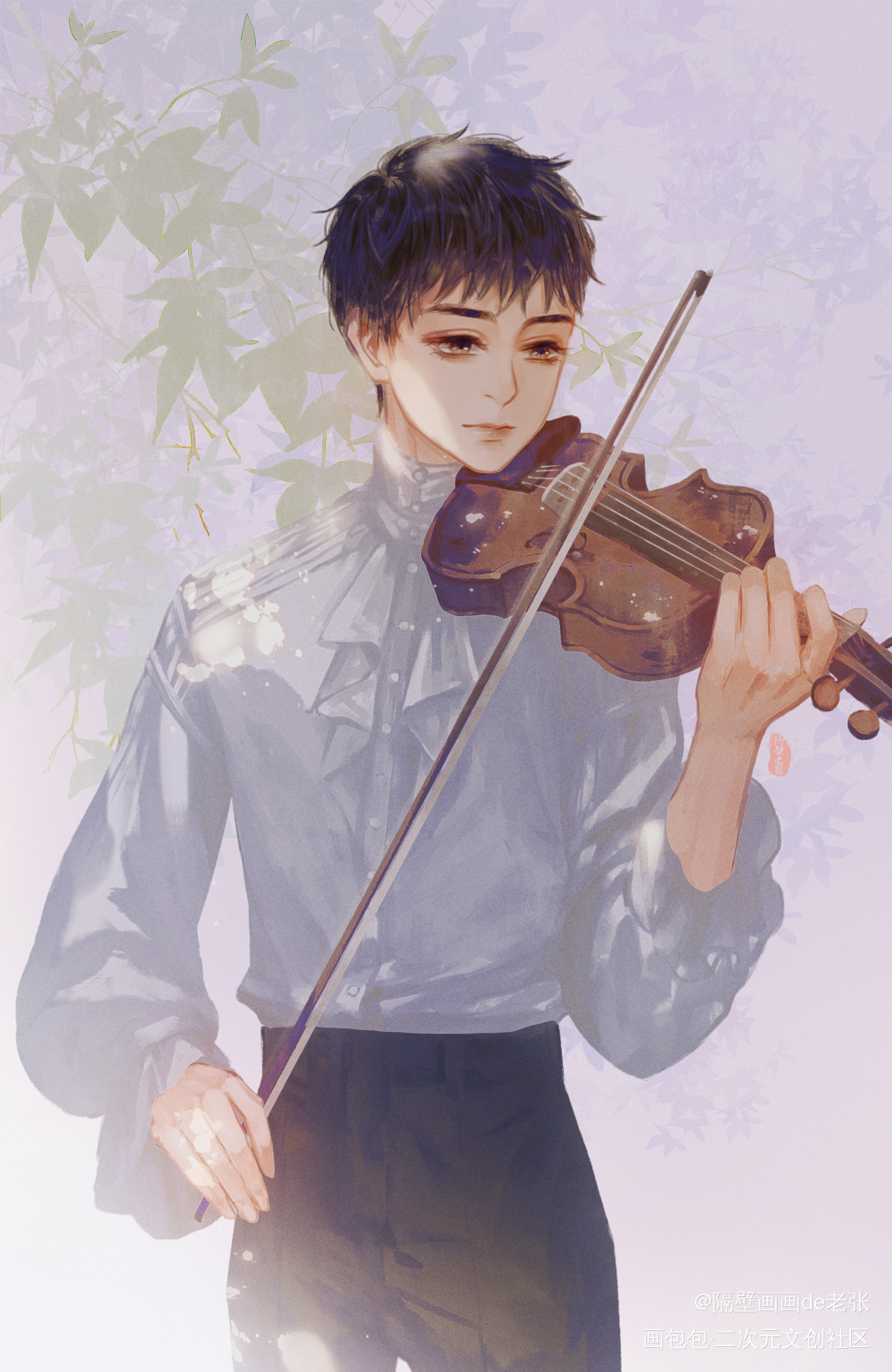 吴邪_盗墓笔记瓶邪吴邪绘画作品