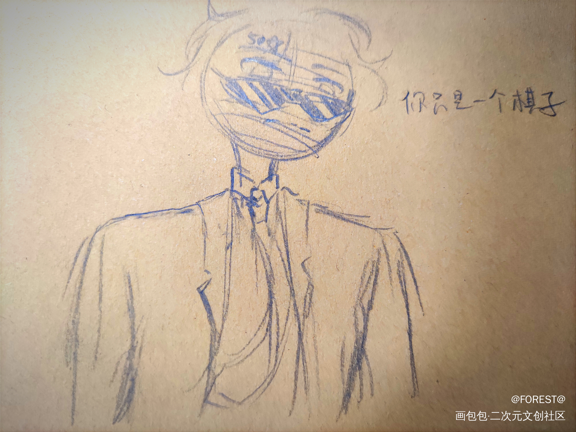美丽卡_铅笔美丽卡国拟绘画作品