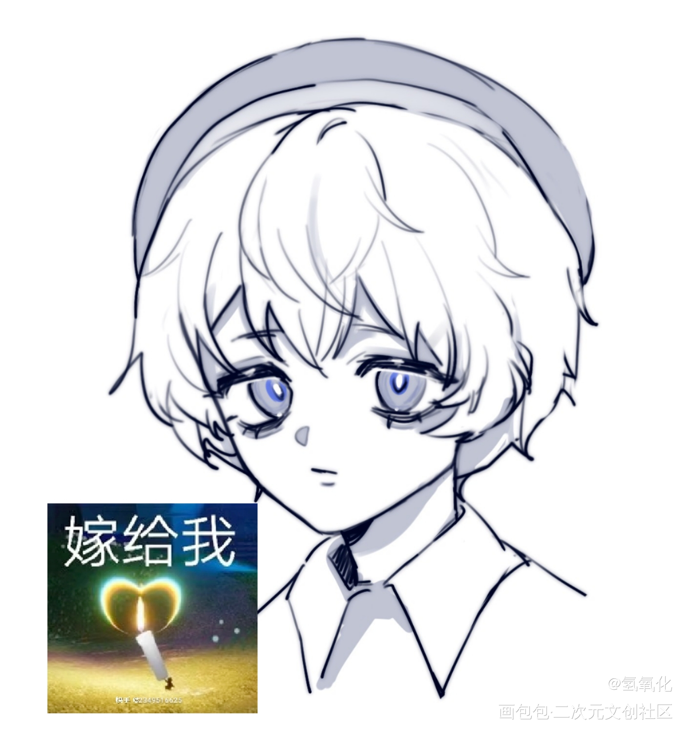 我的oc_摸鱼页绘画作品