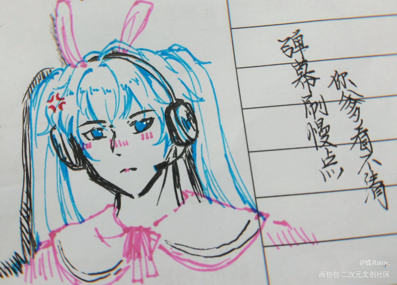 soft_我行让我上绘画作品