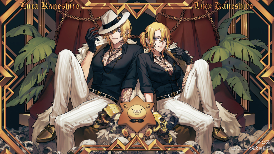 Mafia_luxiemLucakaneshiro绘画作品
