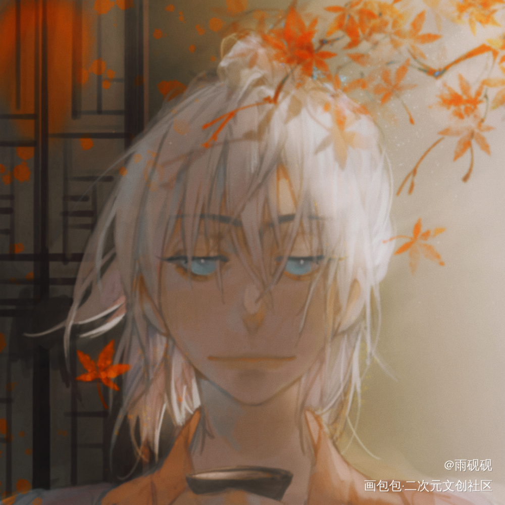 白毛yyds！_绘画绘画作品