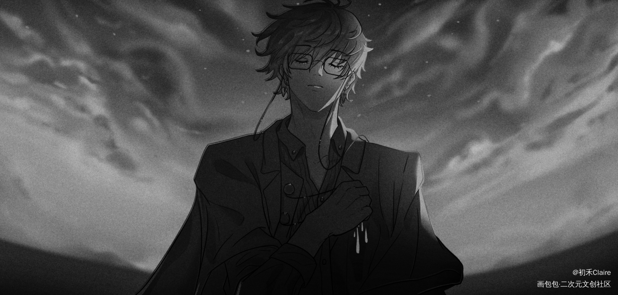 【ike】sunset_插画同人ikeeveland绘画作品