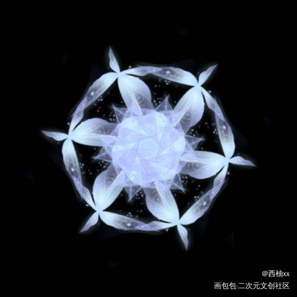 _手绘平涂绘画作品