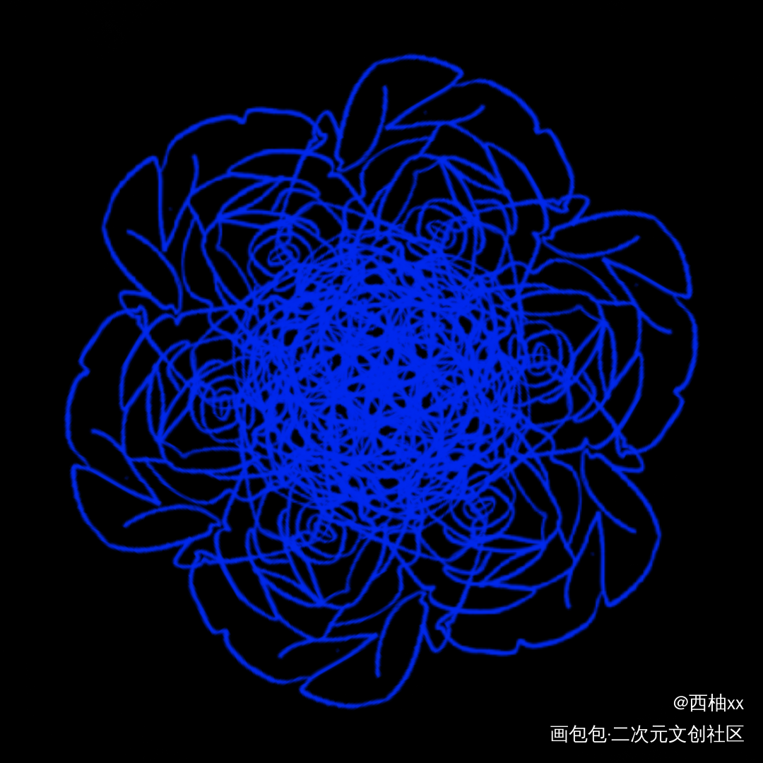 _手绘平涂绘画作品