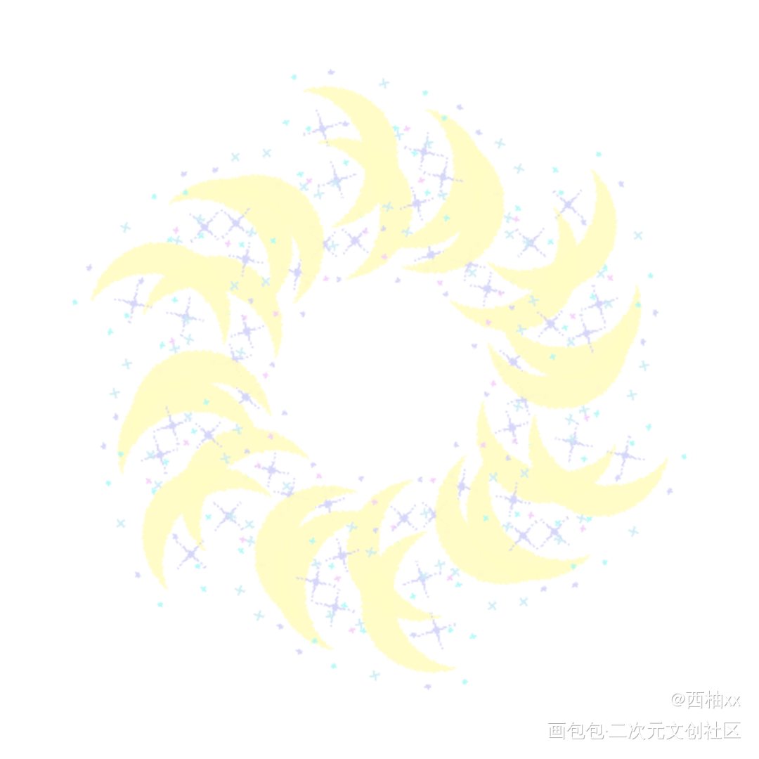 _手绘平涂绘画作品
