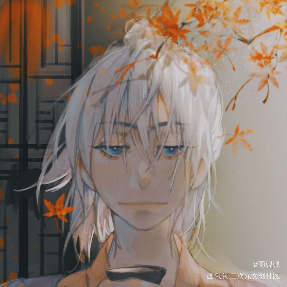 白毛yyds！_绘画绘画作品