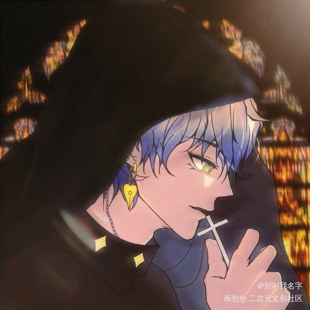 神父_luxiemikeeveland绘画作品