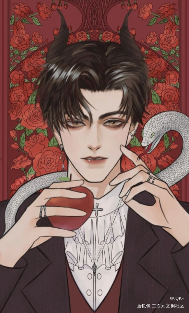李简神父*恶魔-简隋英.恶魔_你却爱着一个傻逼188男团李简绘画作品