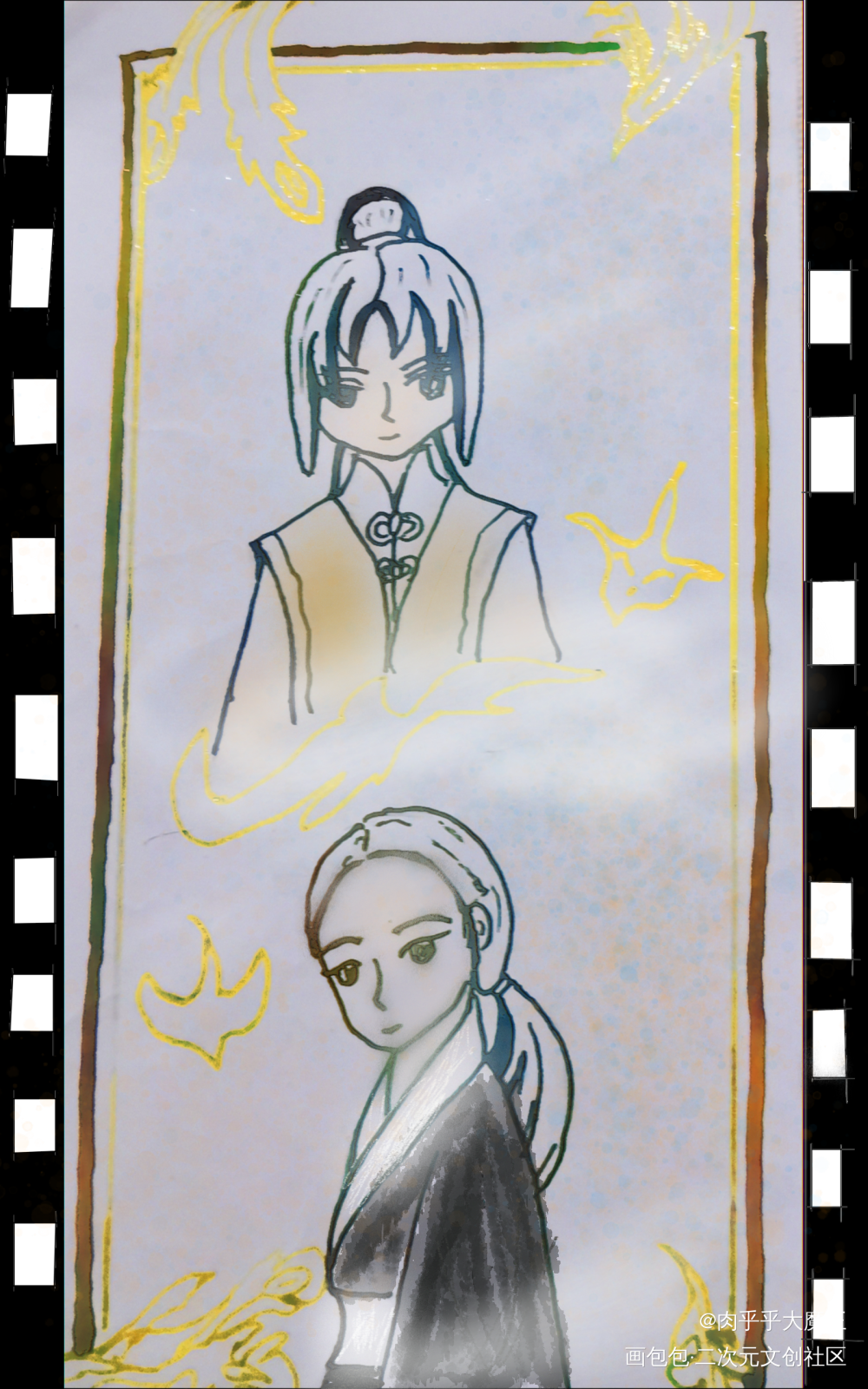 《纸上墨》_纸上墨绘画作品