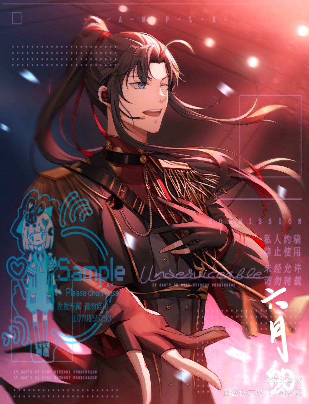 六月约的糕_魔道祖师忘羡约稿绘画作品
