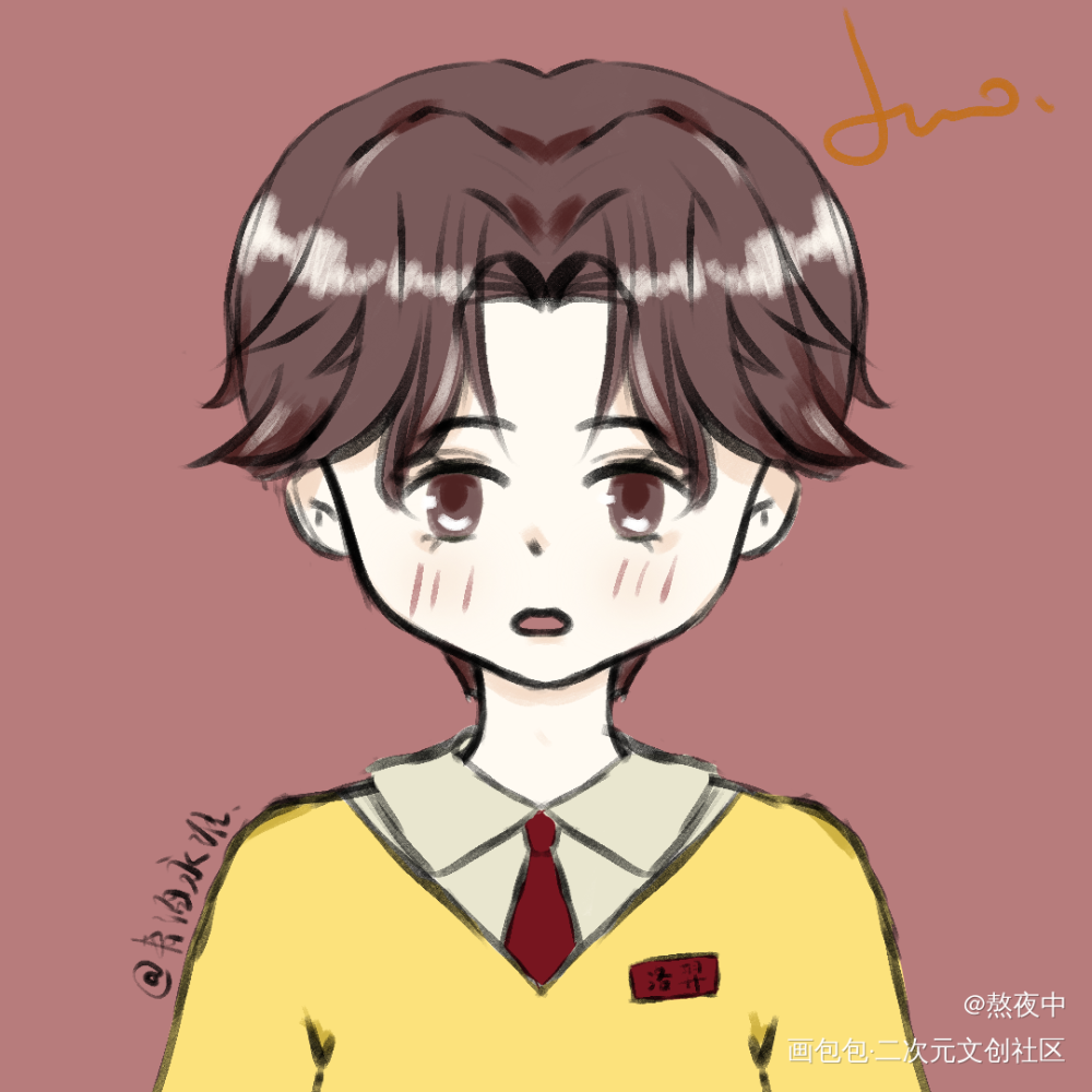 一个洛大佬_附加遗产188男团洛温绘画作品