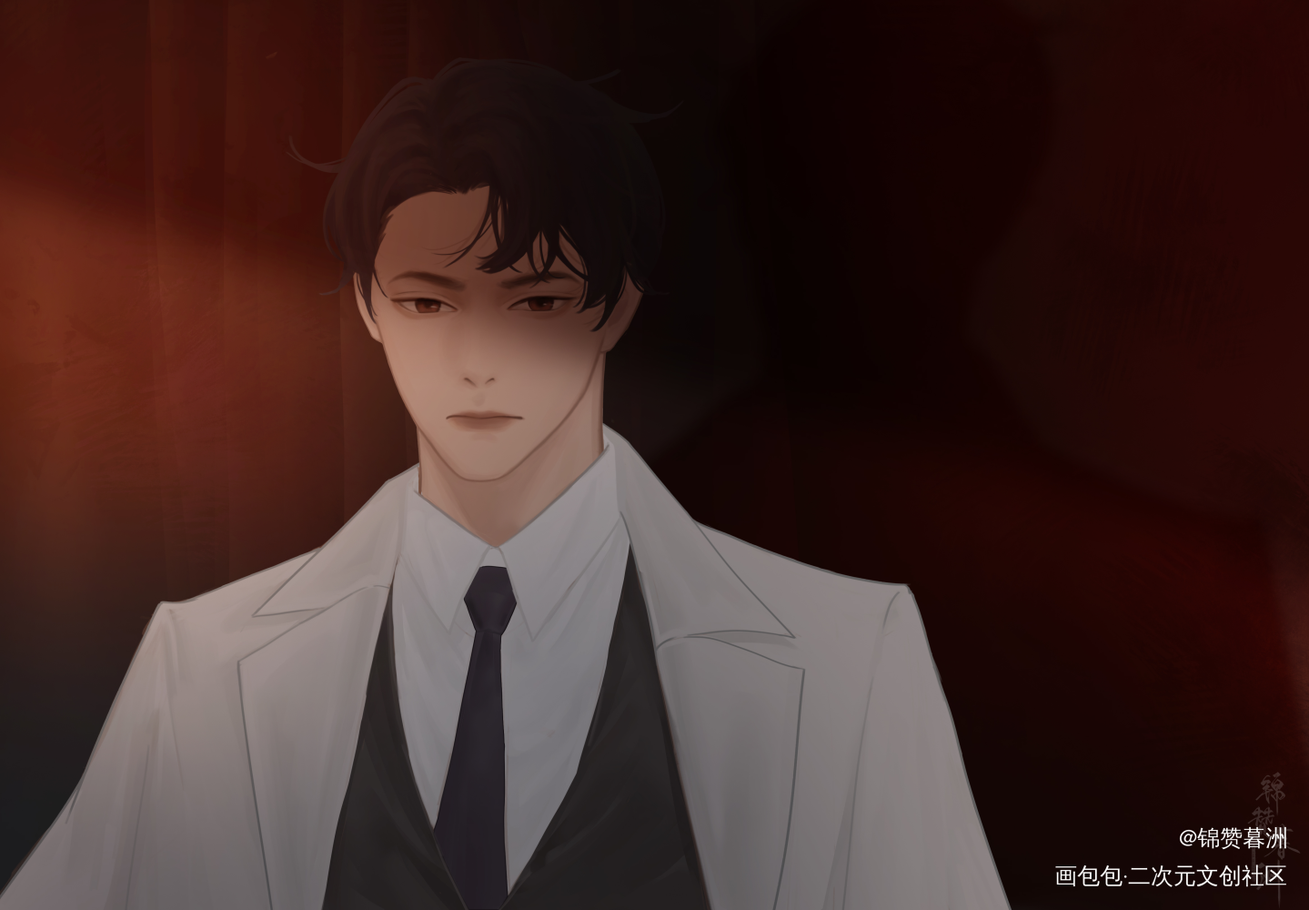晏明修_职业替身188男团晏周晏明修平涂我要上首推绘画作品