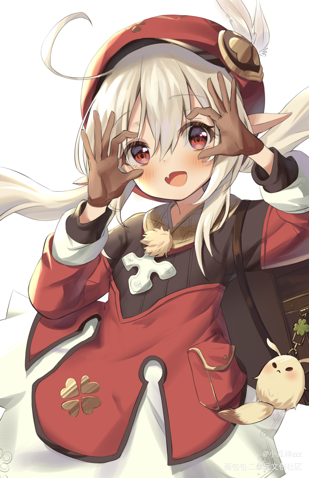 要和可莉一起玩吗_原神可莉插画绘画作品