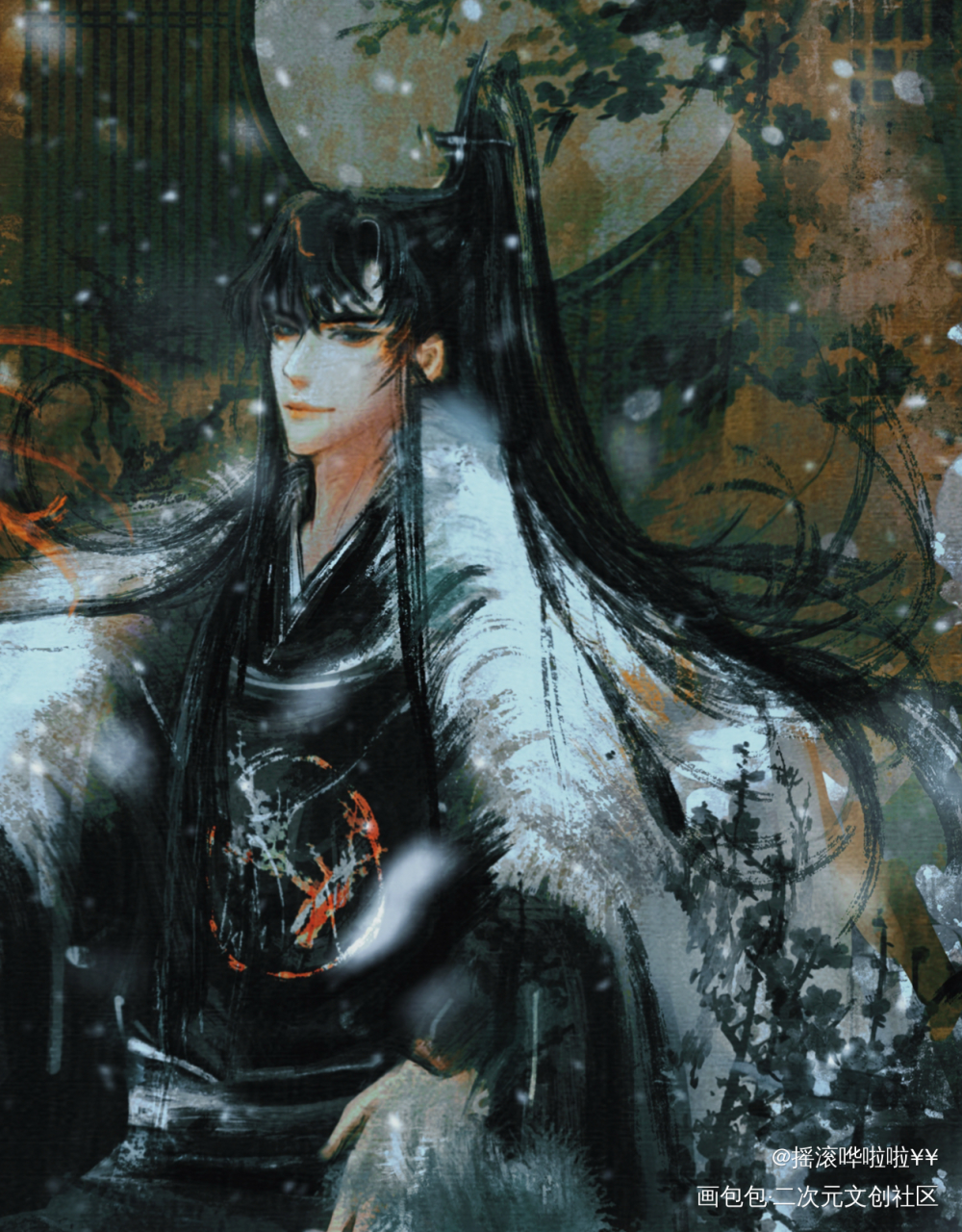 萧逸小将军_光与夜之恋萧逸绘画作品