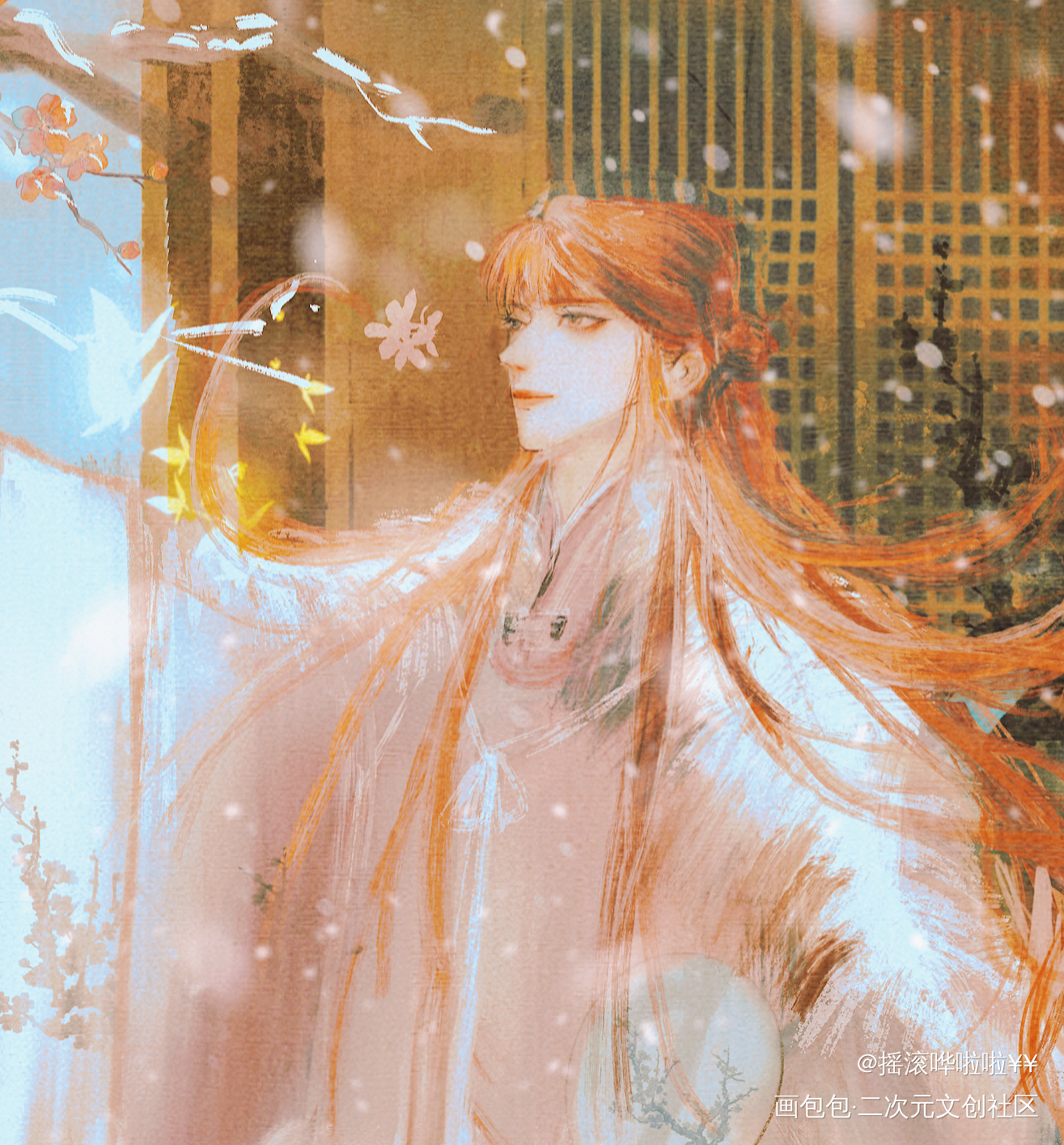 萧逸小将军_光与夜之恋萧逸绘画作品
