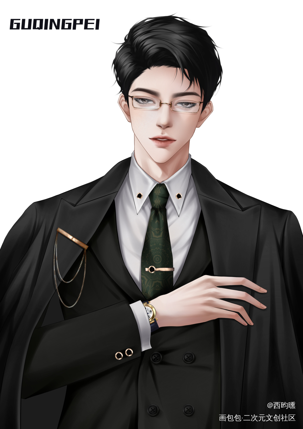 顾青裴_针锋对决188男团顾青裴绘画作品
