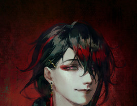 恶魔城主的肖像画_绘画作品