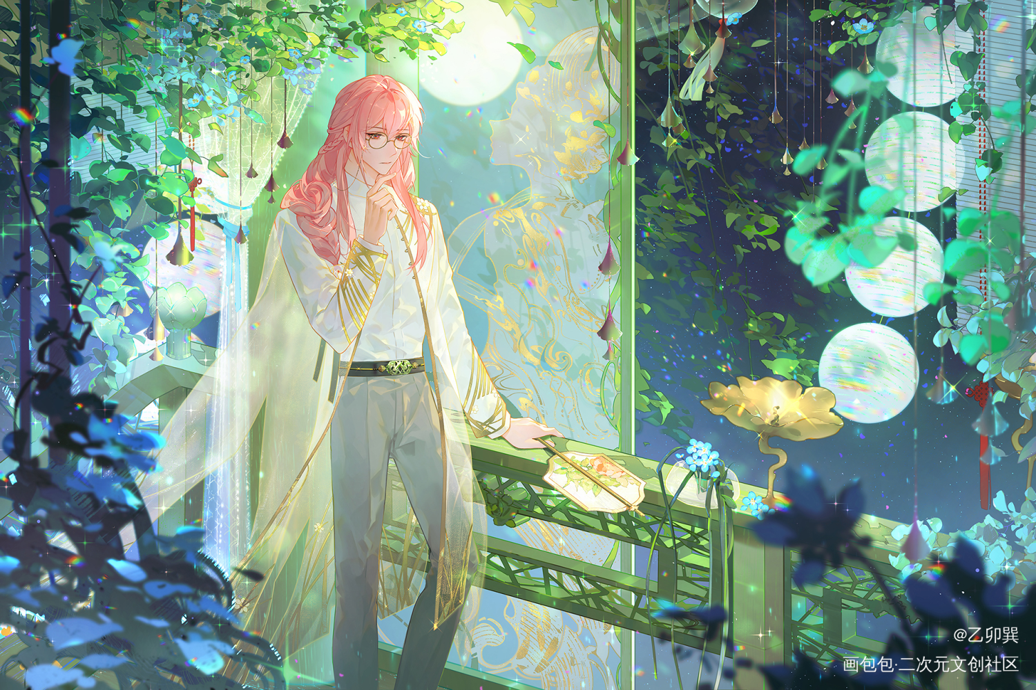 晨风_日系插画晨风筑梦公馆绘画绘画作品
