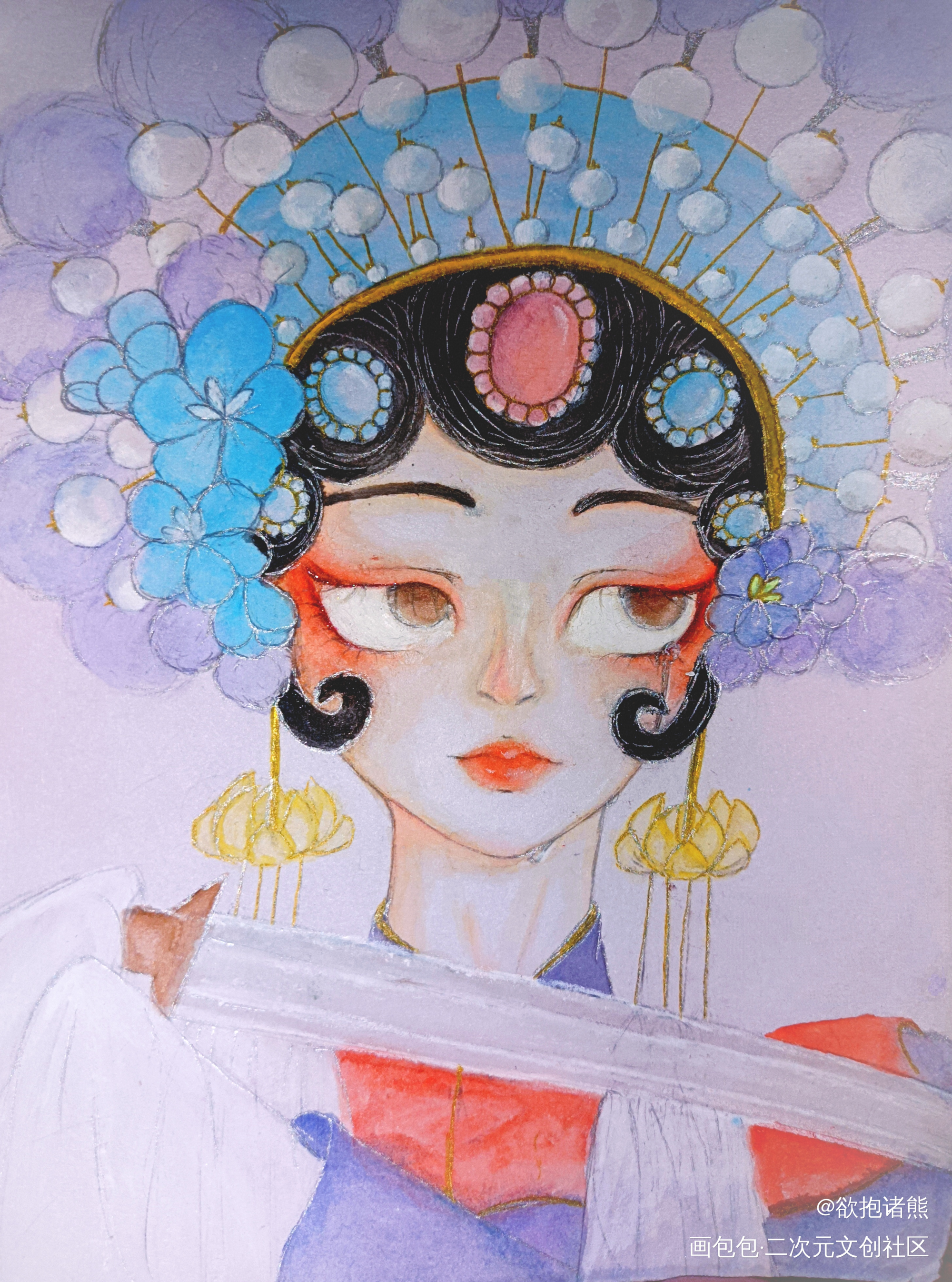 _摸鱼页绘画作品