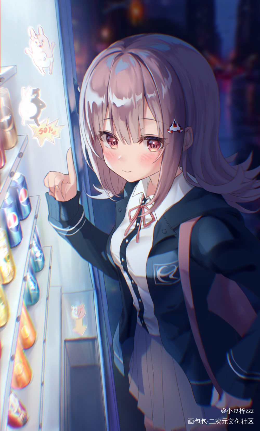一只娜娜米_弹丸论破七海千秋插画绘画作品