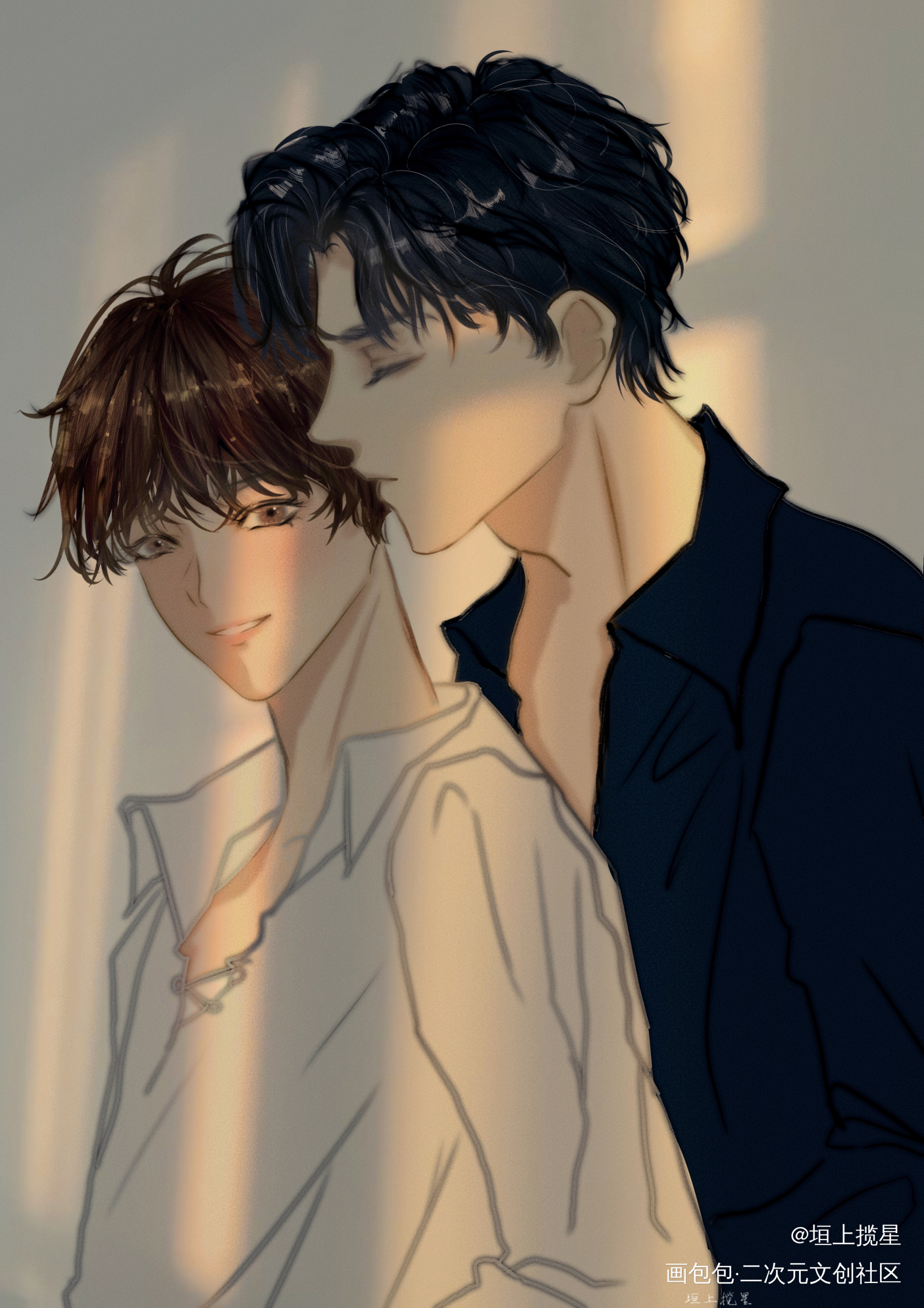 群秀贴贴~_娘娘腔188男团群秀绘画作品