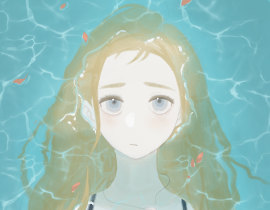 期待夏天_绘画作品