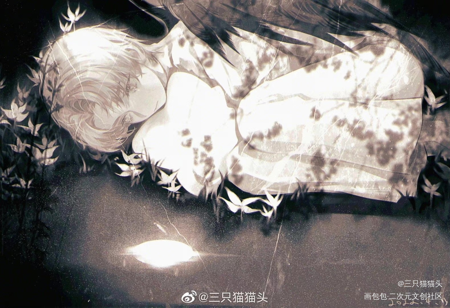 镜花水月_光与夜之恋查理苏绘画作品