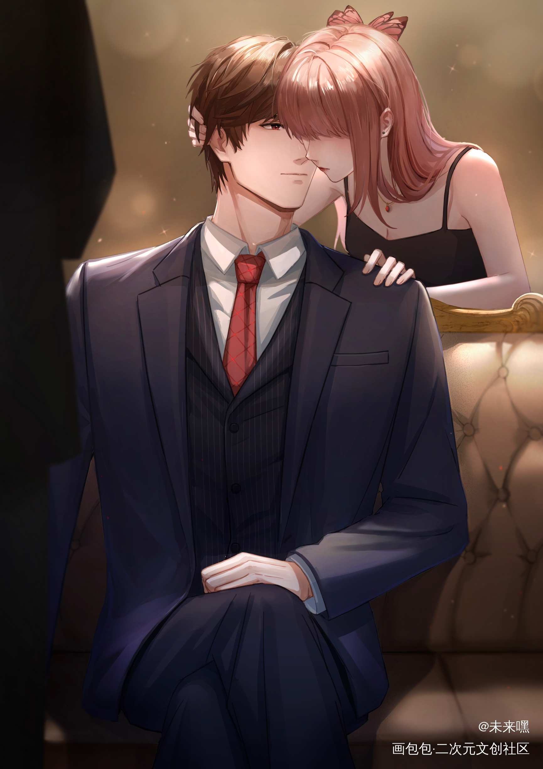 _光与夜之恋陆沉绘画作品