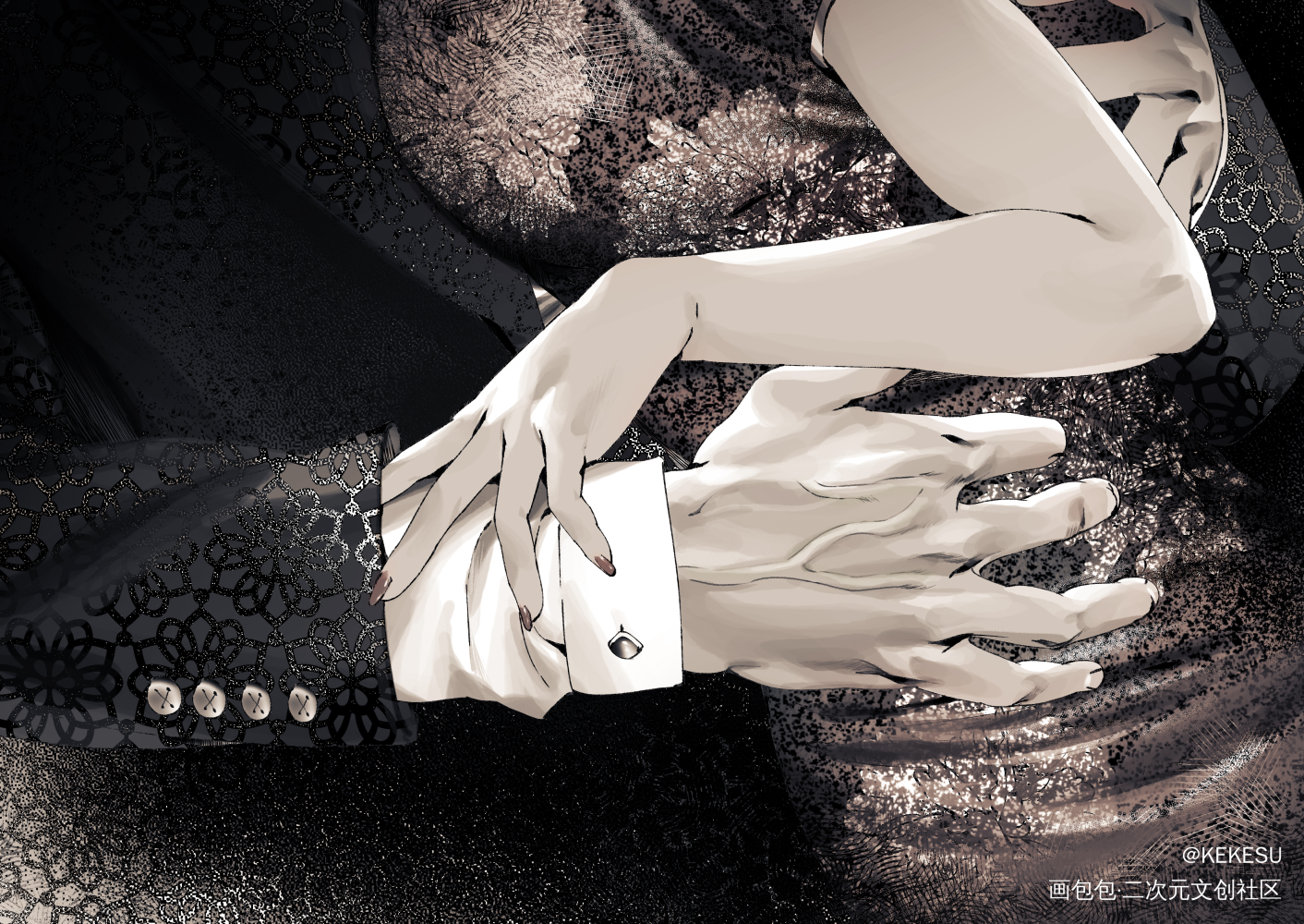 宴會_绘画原创oc绘画作品