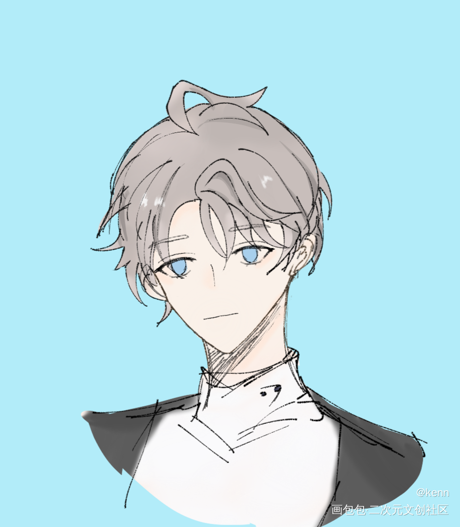 haru_甲斐田晴Vtuber绘画作品