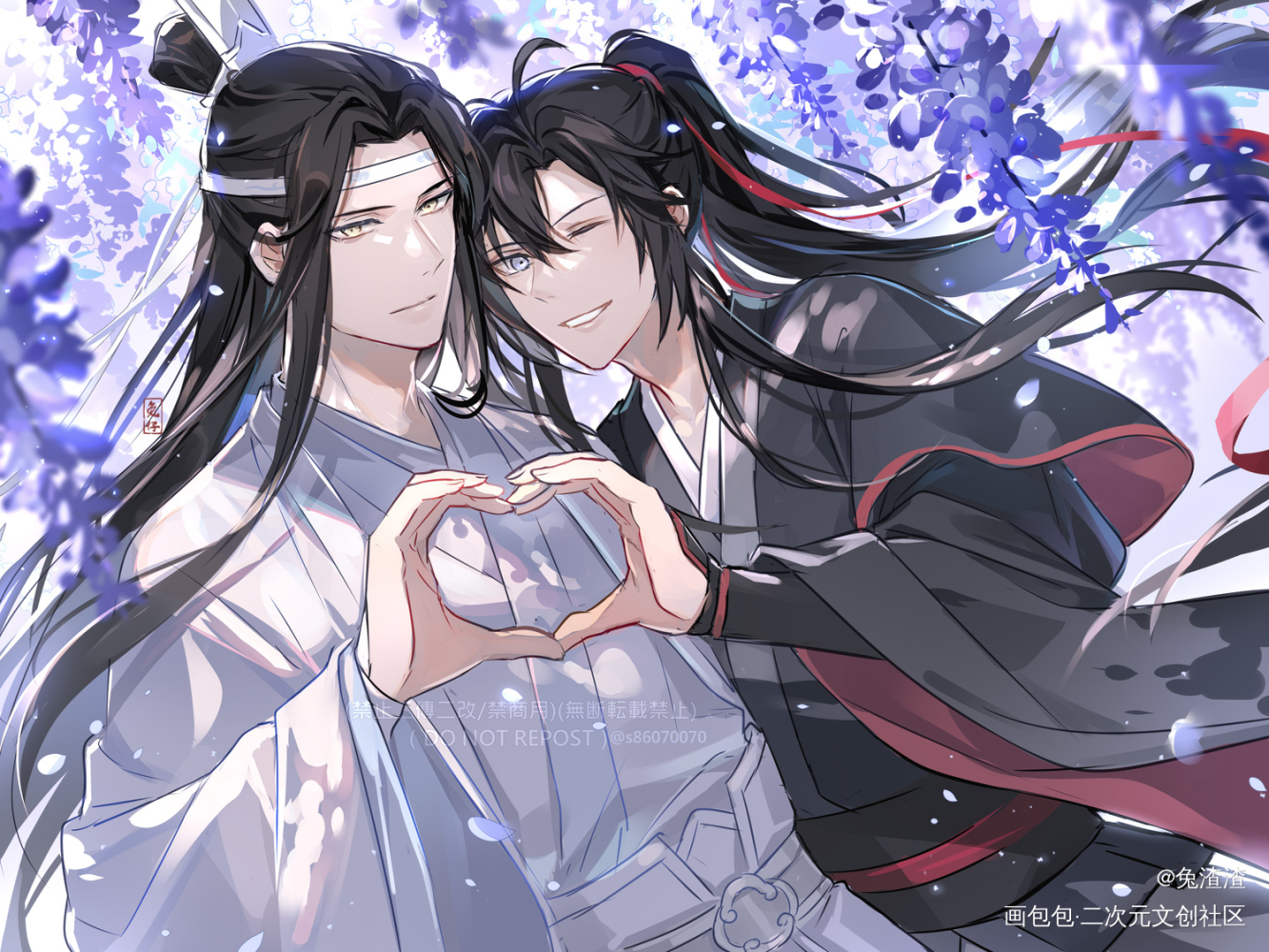 520快樂！！～_魔道祖师忘羡绘画作品