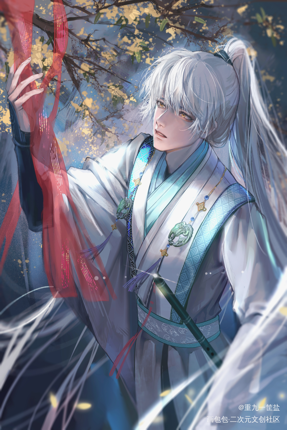_光与夜之恋齐司礼绘画作品