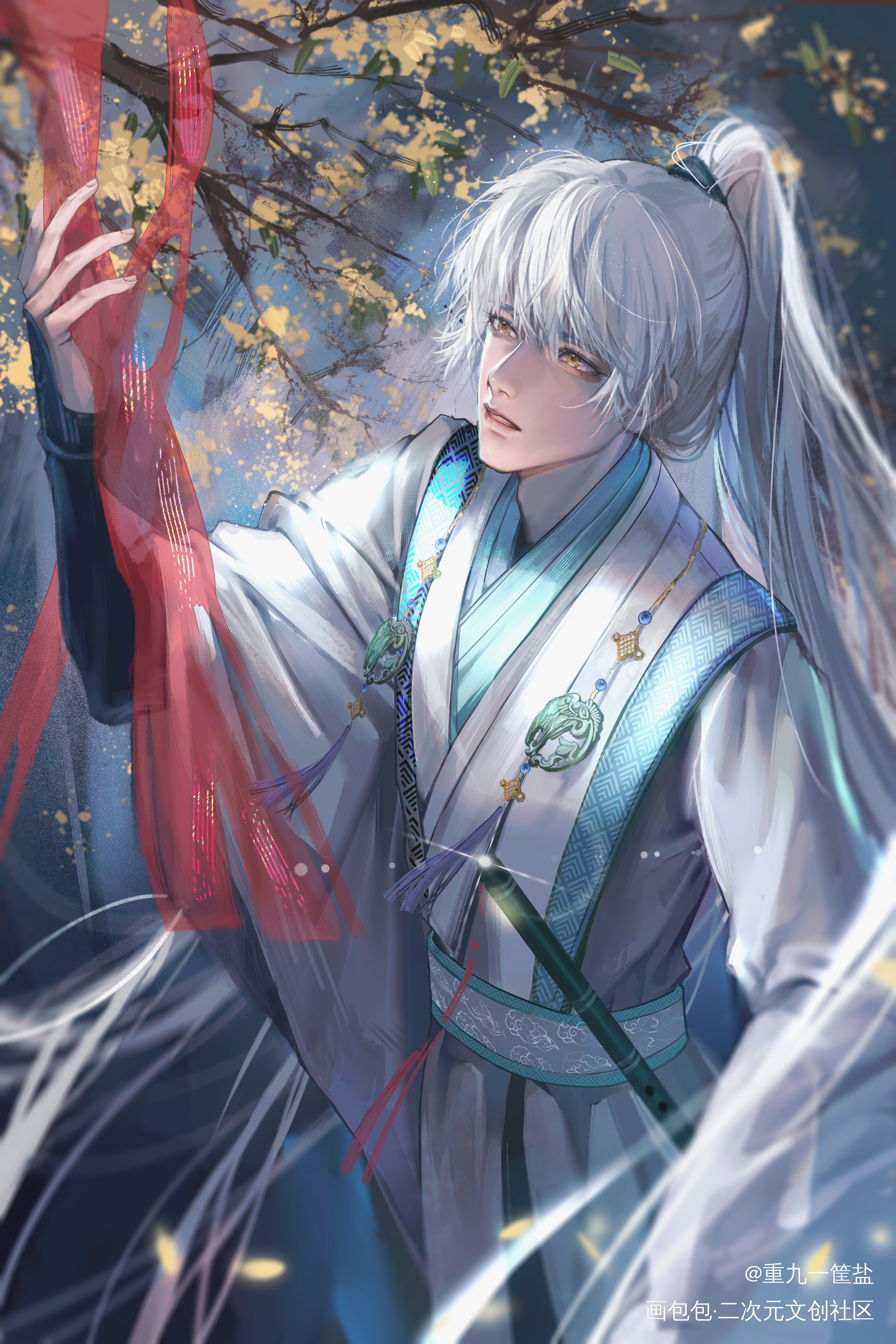 _光与夜之恋齐司礼绘画作品