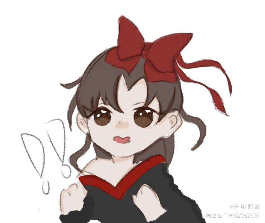 发带变成蝴蝶结的羡！_魔道祖师忘羡墨香铜臭绘画作品